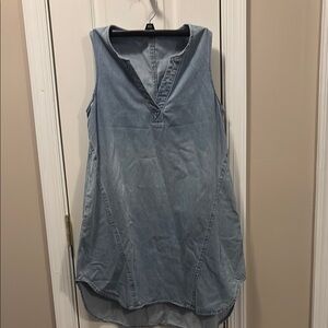 Denim Sleeveless Top. Size XS.